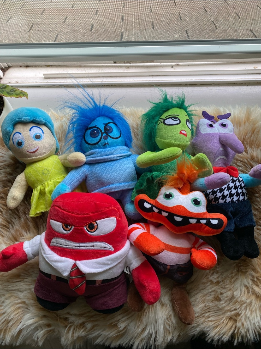 Inside Out Emotion Plush Toy Bundle (6-Piece Lot)